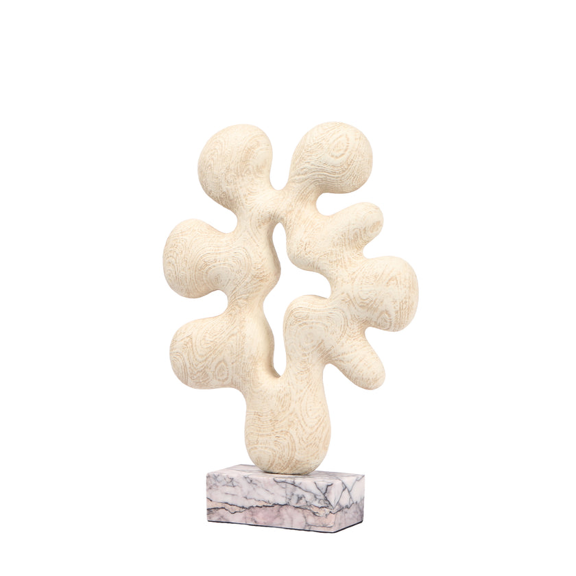 CAC10703-KM Organic Desktop Sculpture - Beige