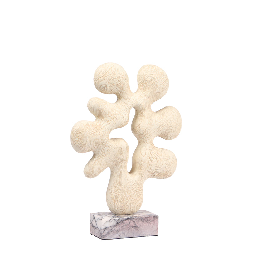 CAC10703-KM Organic Desktop Sculpture - Beige