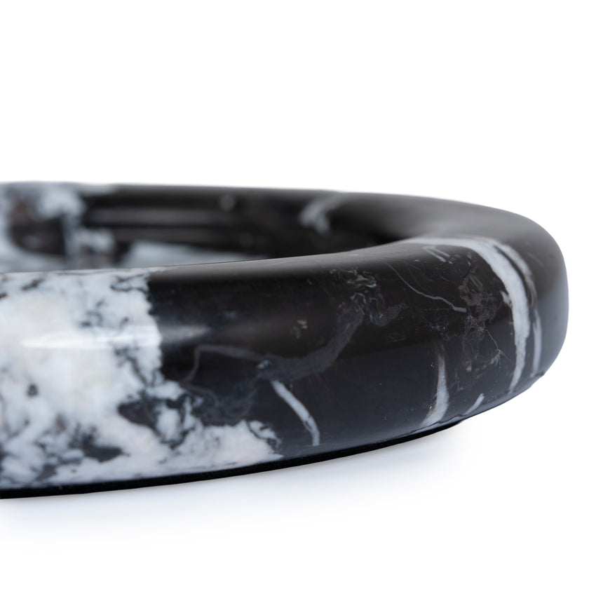 CAC10712-KM Marble Bowl - Black