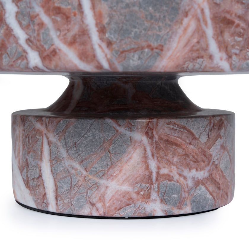 CAC10714-KM Round Marble Tray - Multicolor