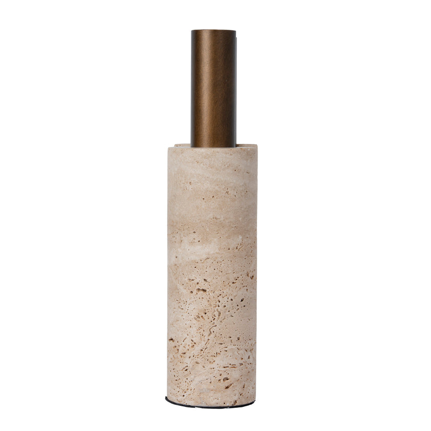 CAC12651-KM U-Shape Vase - Darkend Bronze
