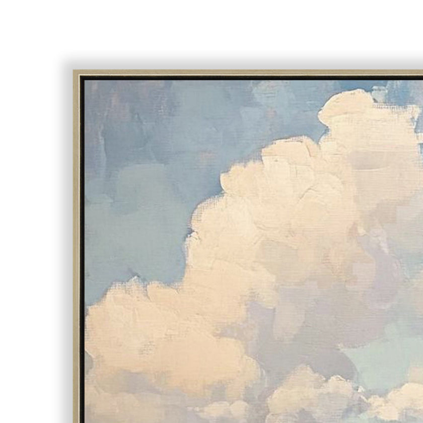 CAR12185-CLO 120 x 80cm Framed Canvas - Natural