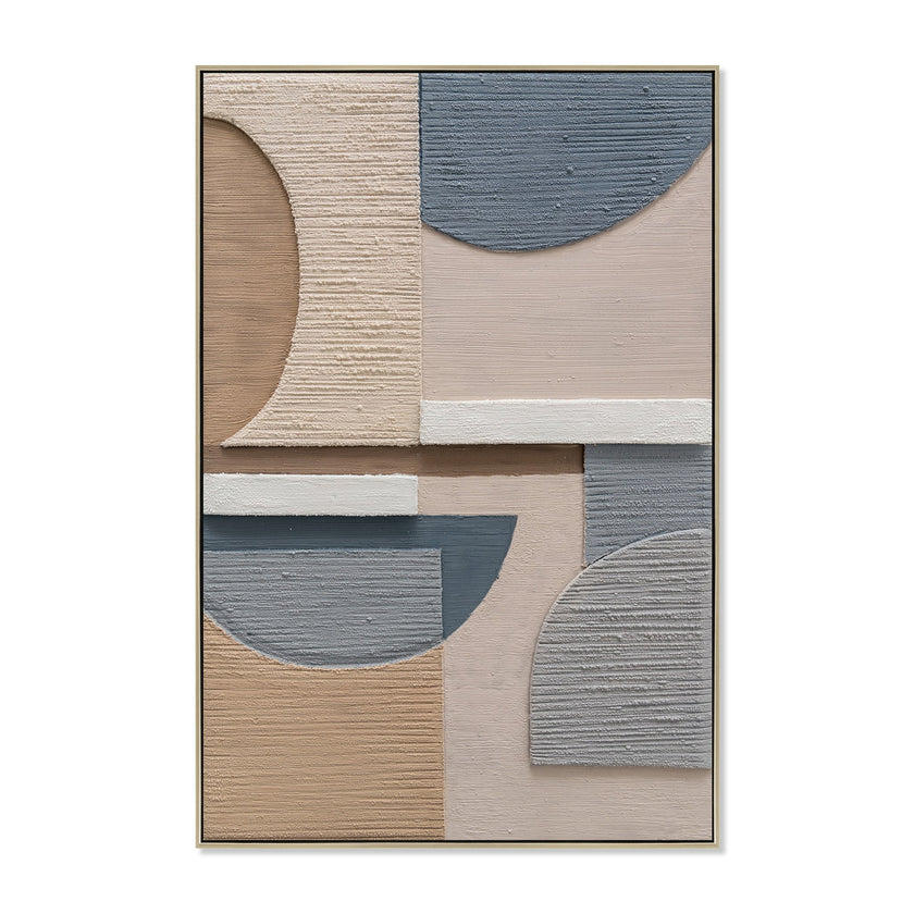 CAR12190-CLO 80 x 120cm Framed Canvas - Natural