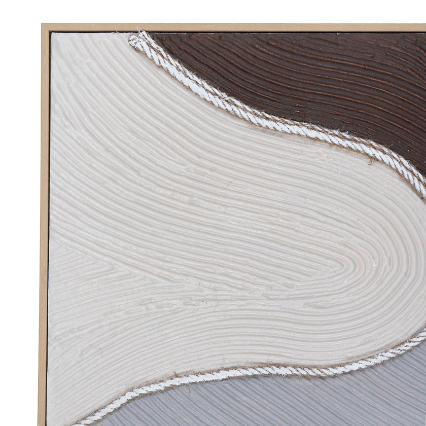 CAR12193-CLO 120 x 90cm Framed Canvas - Natural