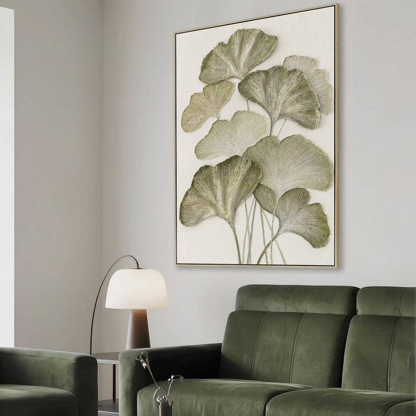 CAR12212-CLO 80 x 120cm Framed Canvas - Natural