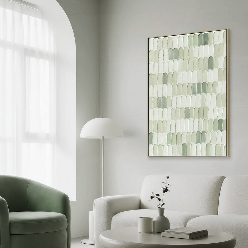 CAR12215-CLO 60 x 90cm Framed Canvas - Natural