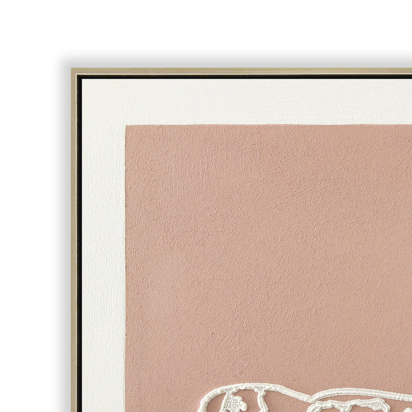 CAR12216-CLO 60 x 90cm Framed Canvas - Natural