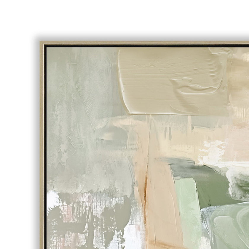 CAR12224-CLO 80 x 120cm Framed Canvas - Natural