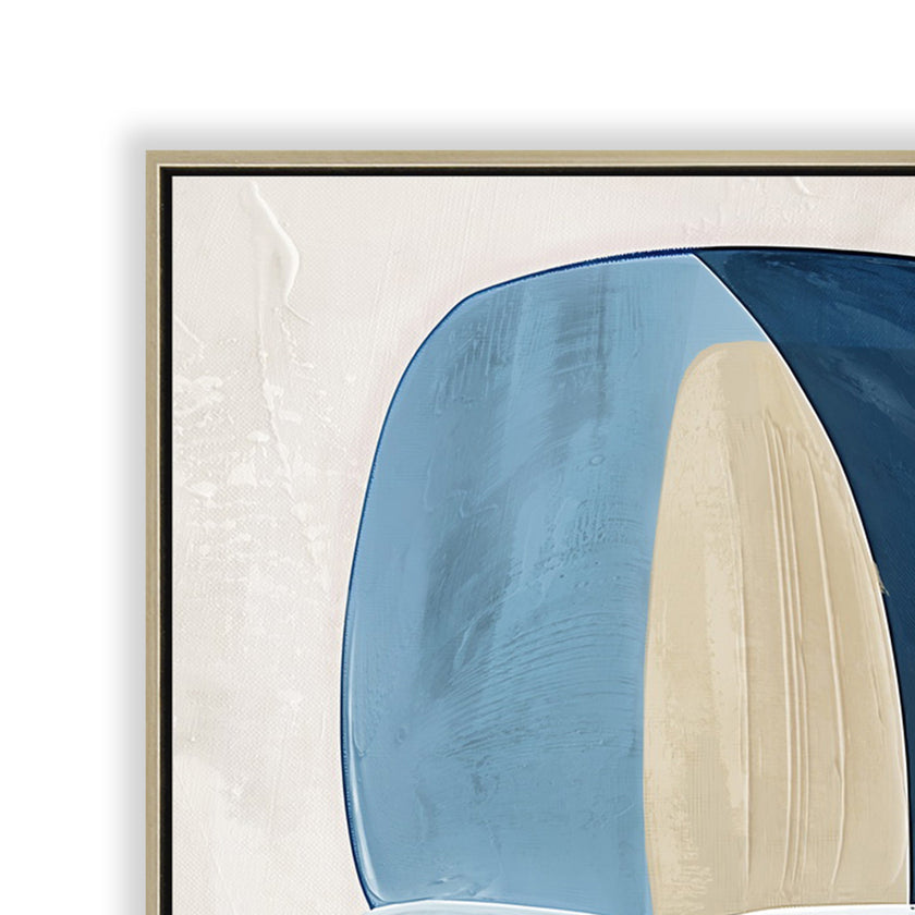 CAR12242-CLO 80 x 120cm Framed Canvas - Natural