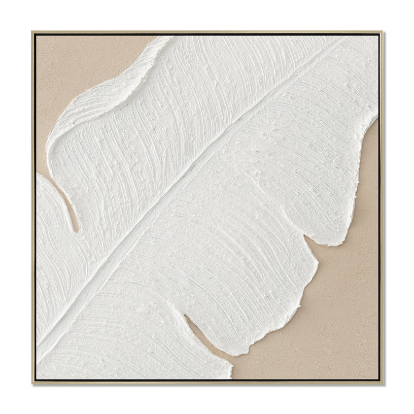 CAR12842-CLO 40 x 40cm Framed Canvas - Natural