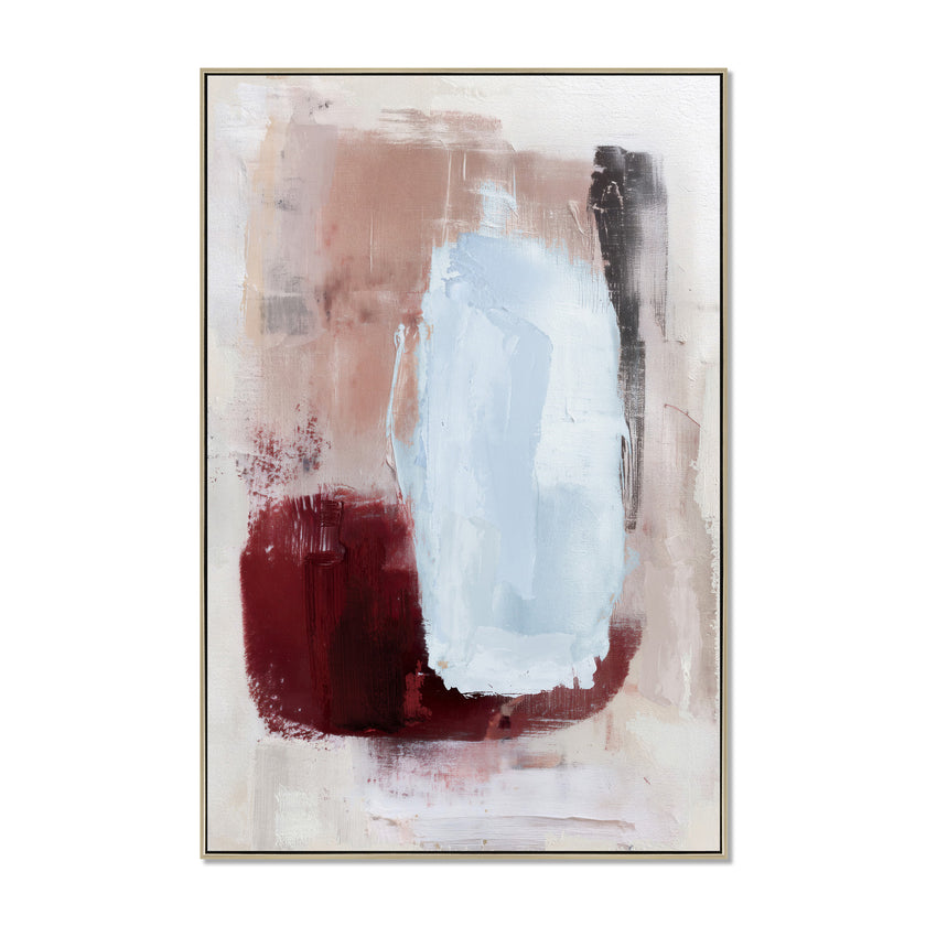 CAR12855-CLO 60 x 90cm Framed Canvas - Natural
