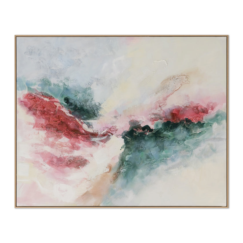 CAR12872-CLO 150 x 120cm Framed Canvas - Natural