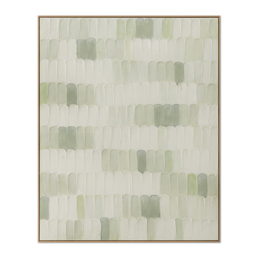 CAR12878-CLO 120 x 150cm Framed Canvas - Natural