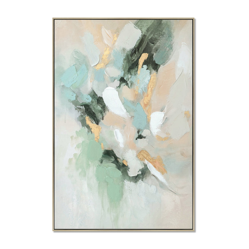 CAR12891-CLO 80 x 120cm Framed Canvas - Natural