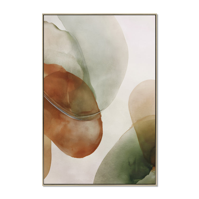 CAR12893-CLO 60 x 90cm Framed Canvas - Natural