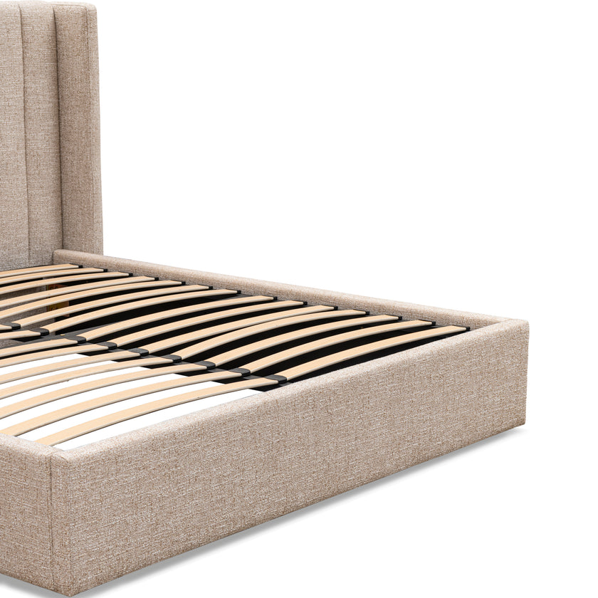 CBD10497-MI King Wide Base Bed Frame - Pale Beige