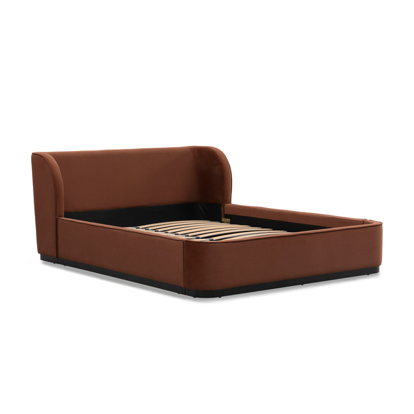 CBD10500-MI Queen Bed Frame - Umber Orange