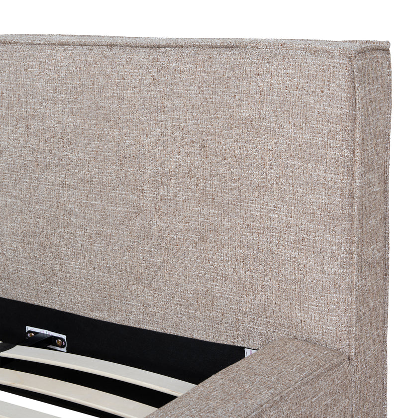 CBD10520-YO Fabric King Bed Frame - Stonish Beige