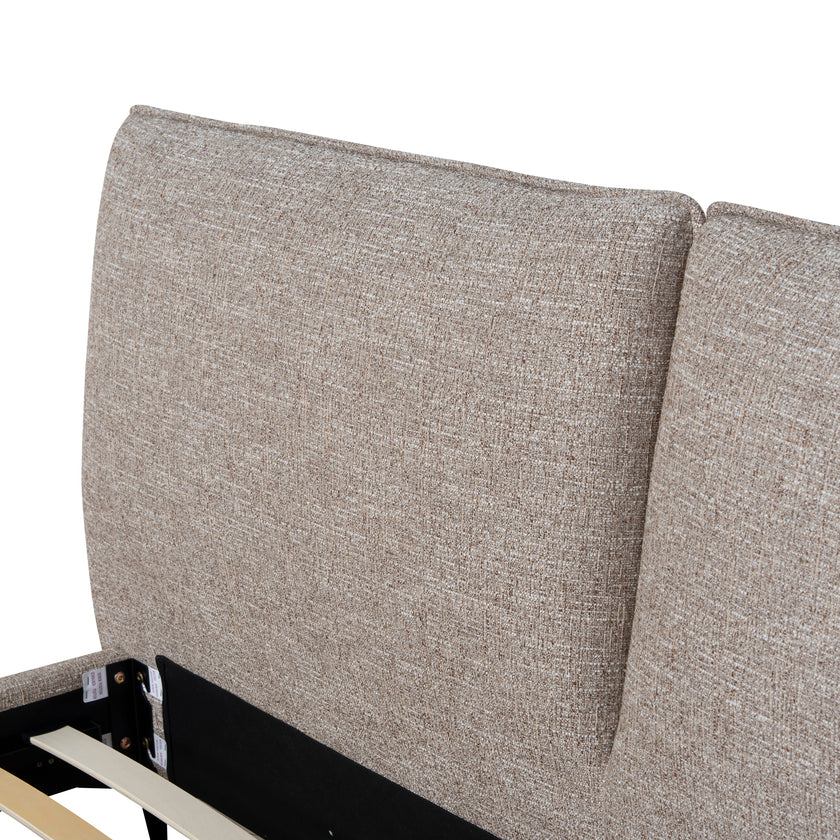 CBD10522-YO Fabric King Bed Frame - Stonish Beige