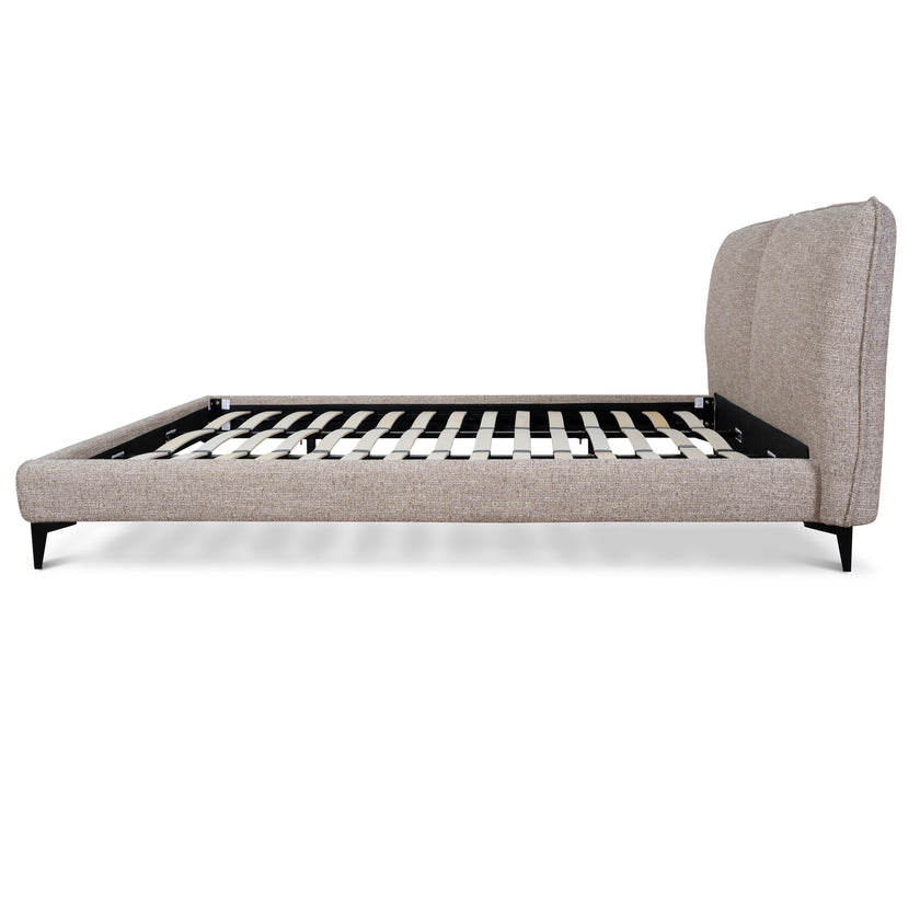 CBD10522-YO Fabric King Bed Frame - Stonish Beige