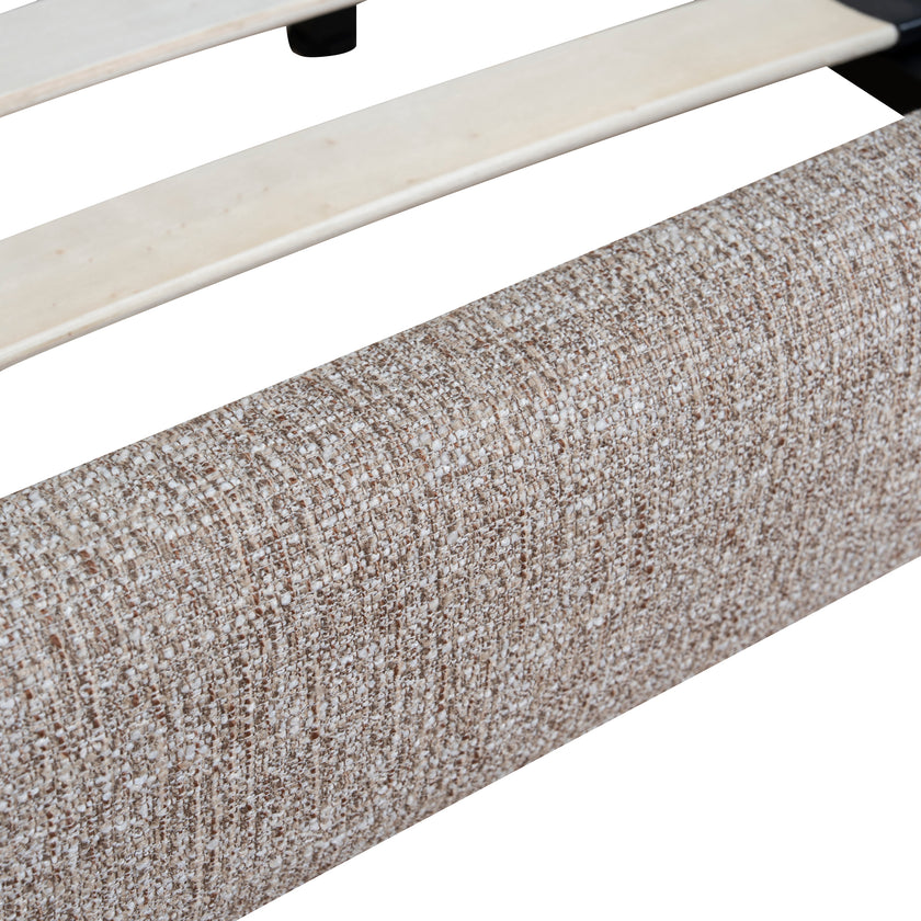 CBD10522-YO Fabric King Bed Frame - Stonish Beige
