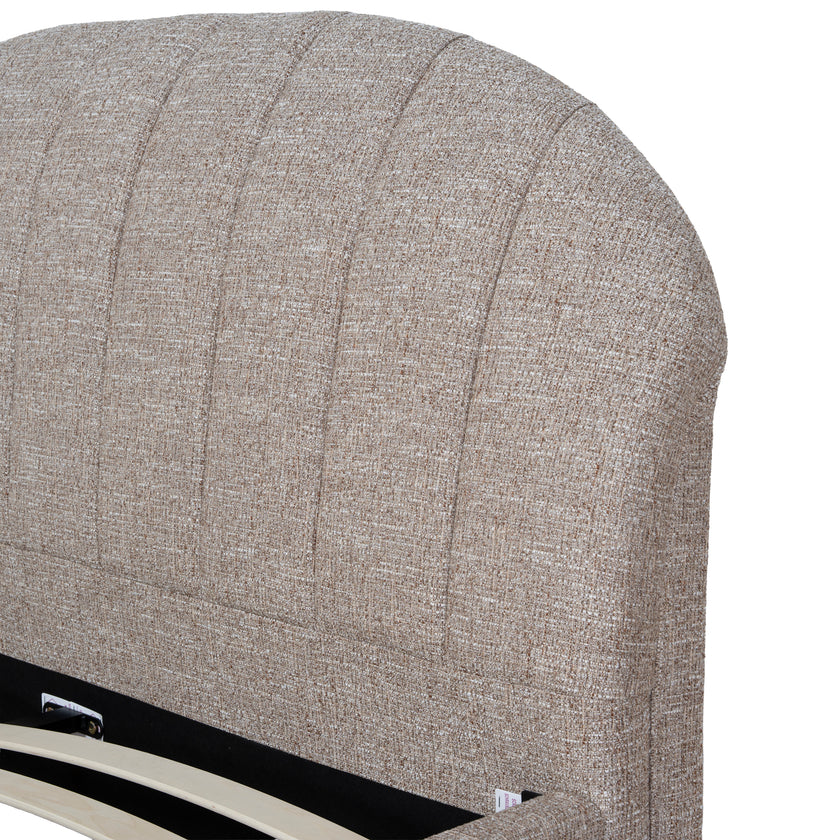 CBD10523-YO Fabric Queen Bed Frame - Stonish Beige