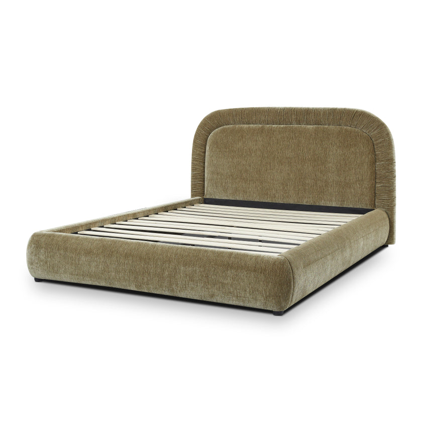 CBD14070-HO Queen Bed - Blink Moss Green