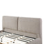 Ex Display - CBD8400-YO Queen Bed Frame - Olive Brown Boucle