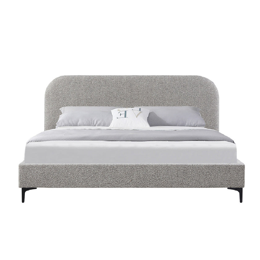 CBD8403-YO King Bed Frame - Olive Brown Boucle