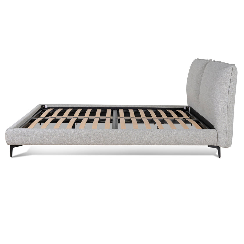 CBD8827-YO Fabric King Bed Frame - Clay Grey
