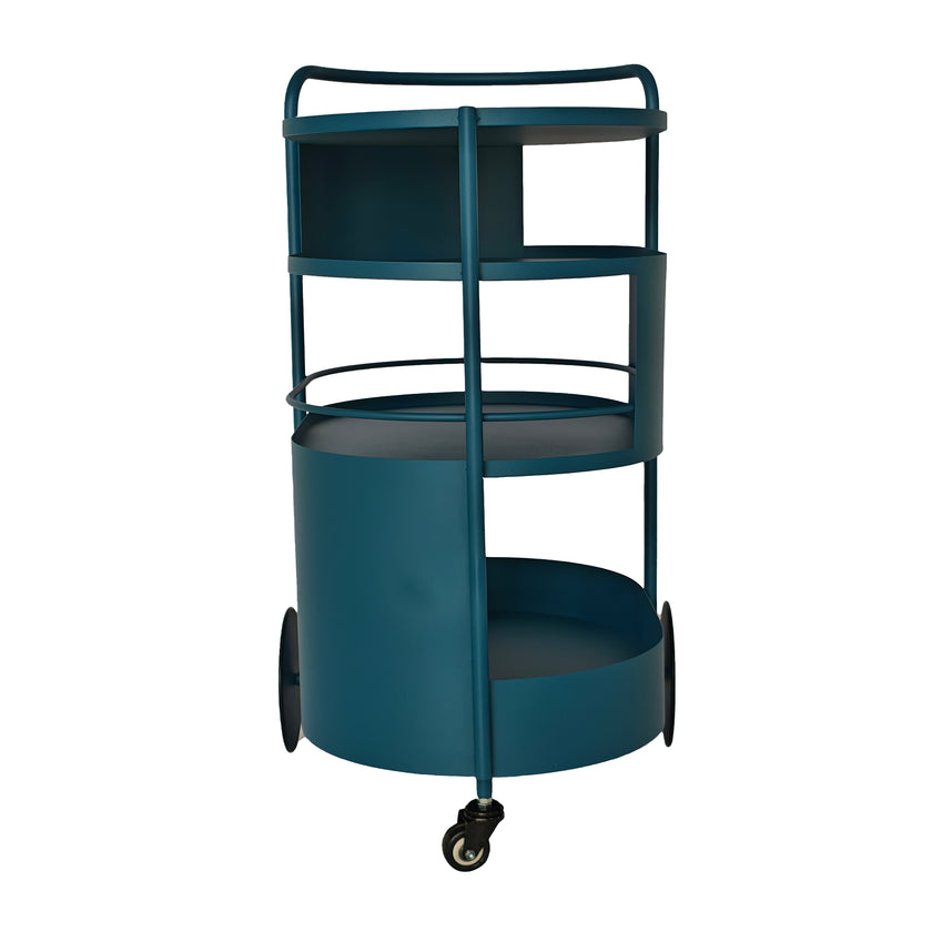 CBR12063-BC 63cm Bar Cart - Navy Blue