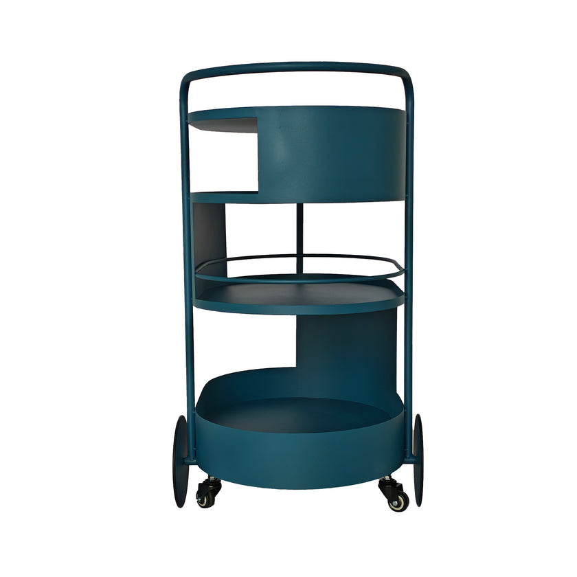 CBR12063-BC 63cm Bar Cart - Navy Blue