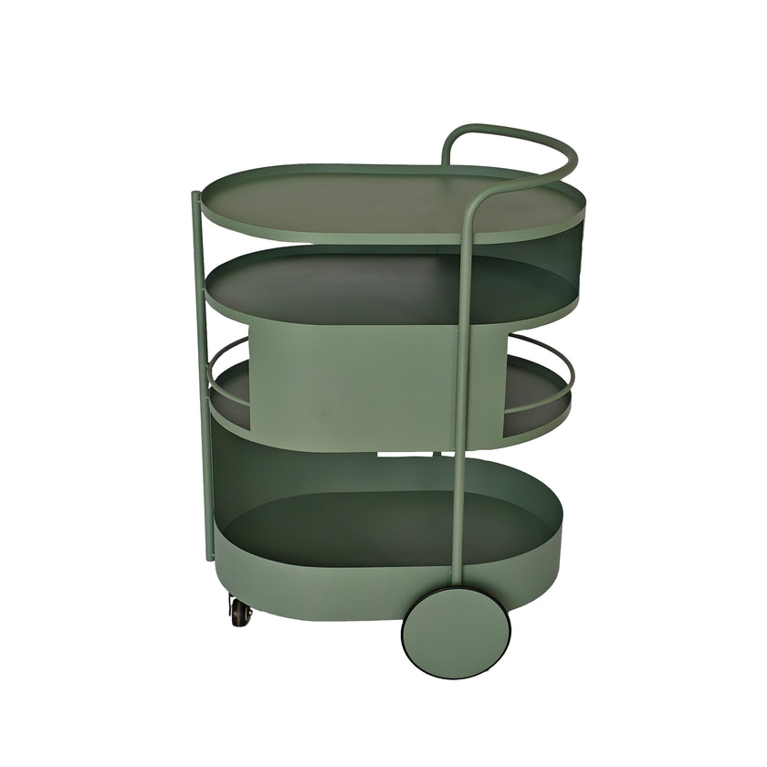 CBR12064-BC 63cm Bar Cart - Sage Green