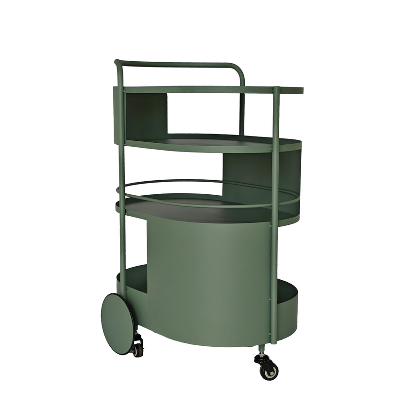 CBR12064-BC 63cm Bar Cart - Sage Green