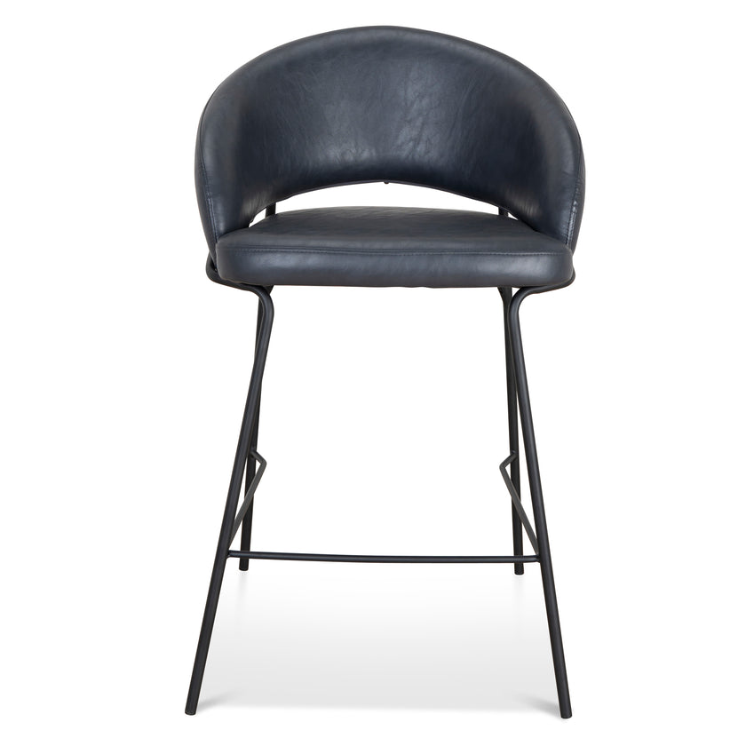 CBS10125-FH Fabric Bar Stool - Full Black (Set of 2)
