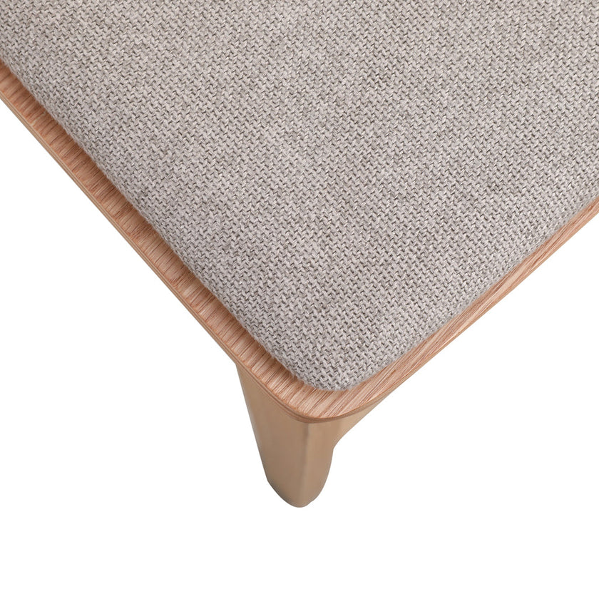 Ex Display - CBS10293-SD Natural Bar Stool - Grey Seat