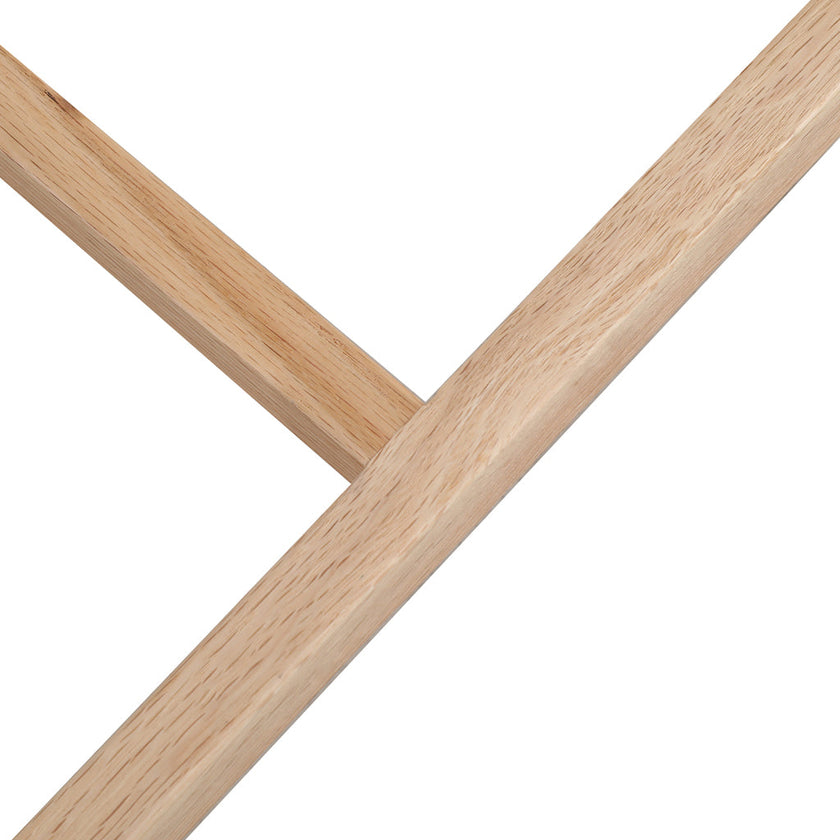 Ex Display - CBS10293-SD Natural Bar Stool - Grey Seat