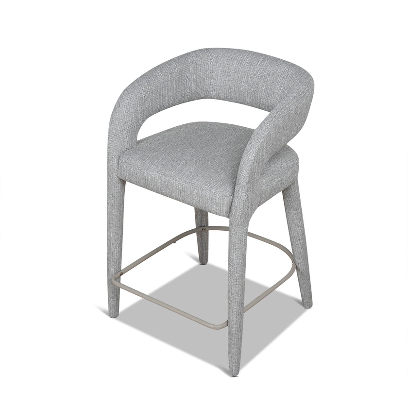 CBS10334-CI 65cm Bar Stool - Chrome Grey