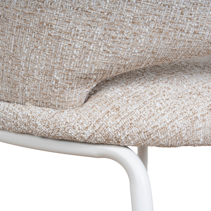 CBS10344-FH White Bar Stool - Pale Beige (Set of 2)