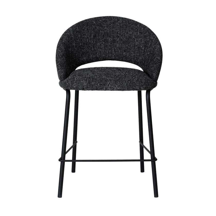 CBS10345-FH Black Bar Stool - Field Charcoal (Set of 2)