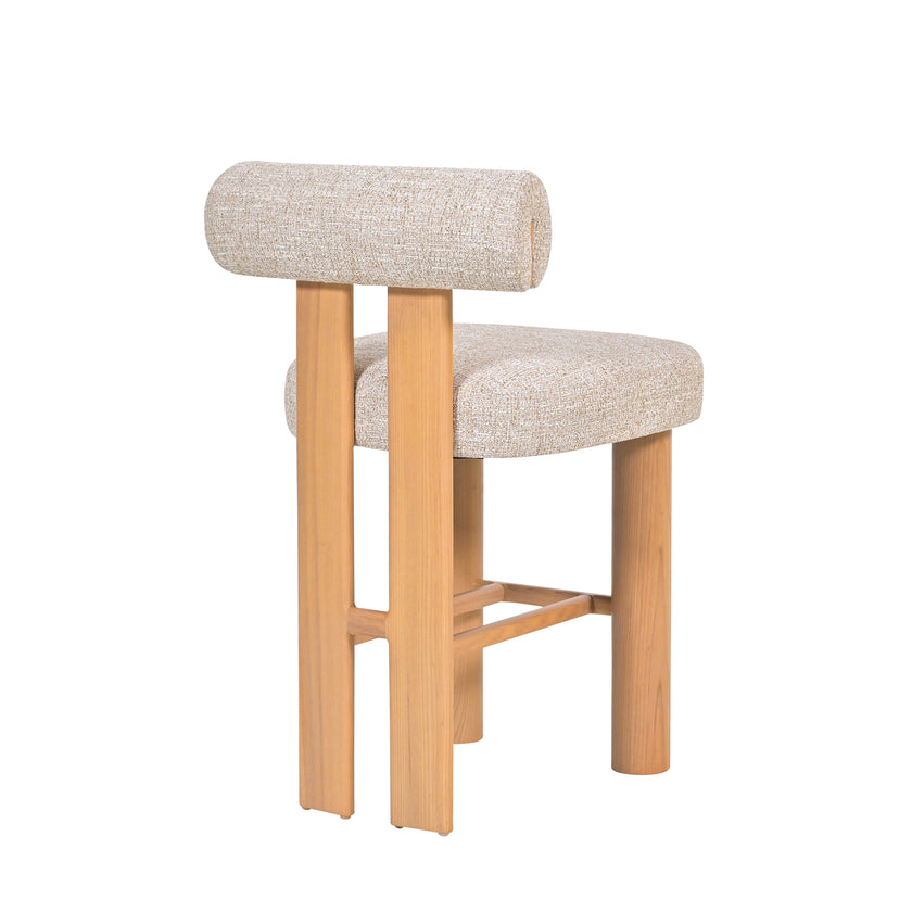 CBS10481-OLS Natural Barstool - Pale Beige (Set of 2)