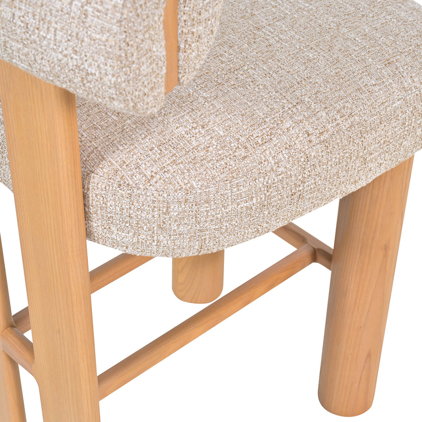 CBS10481-OLS Natural Barstool - Pale Beige (Set of 2)