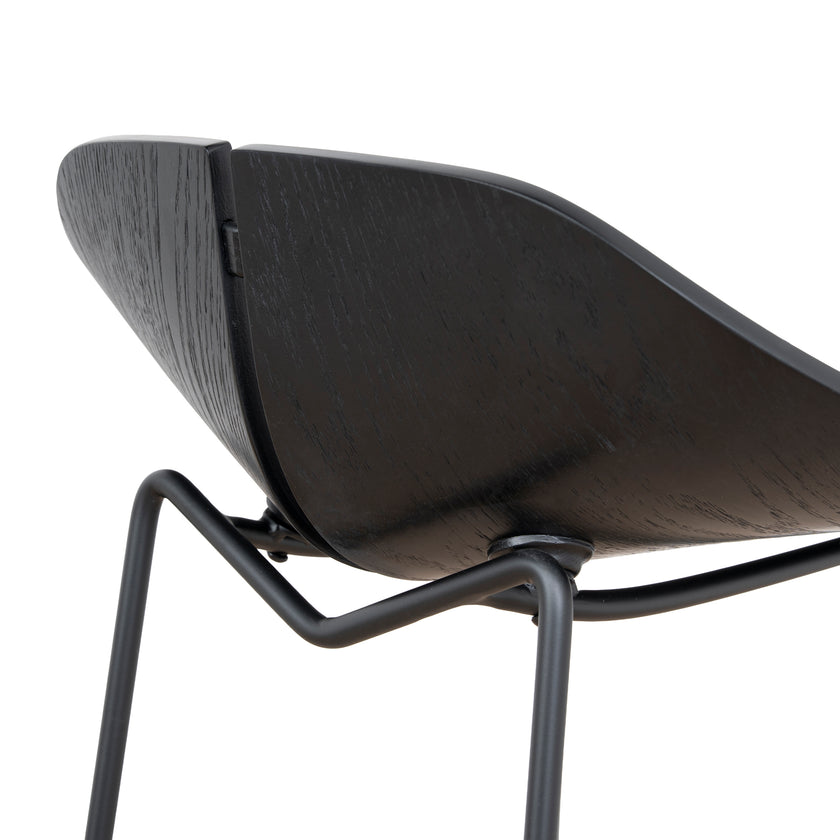CBS10533-SU 65cm Bar Stool - Full Black