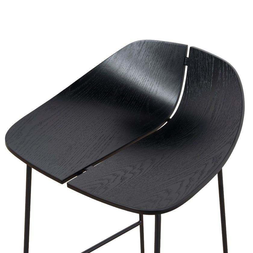 CBS10533-SU 65cm Bar Stool - Full Black