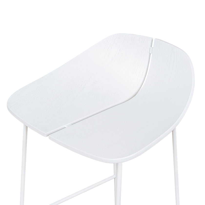 CBS10535-SU 65cm Bar Stool - Full White
