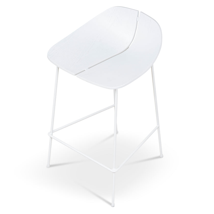 CBS10535-SU 65cm Bar Stool - Full White