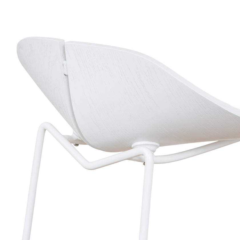 CBS10535-SU 65cm Bar Stool - Full White