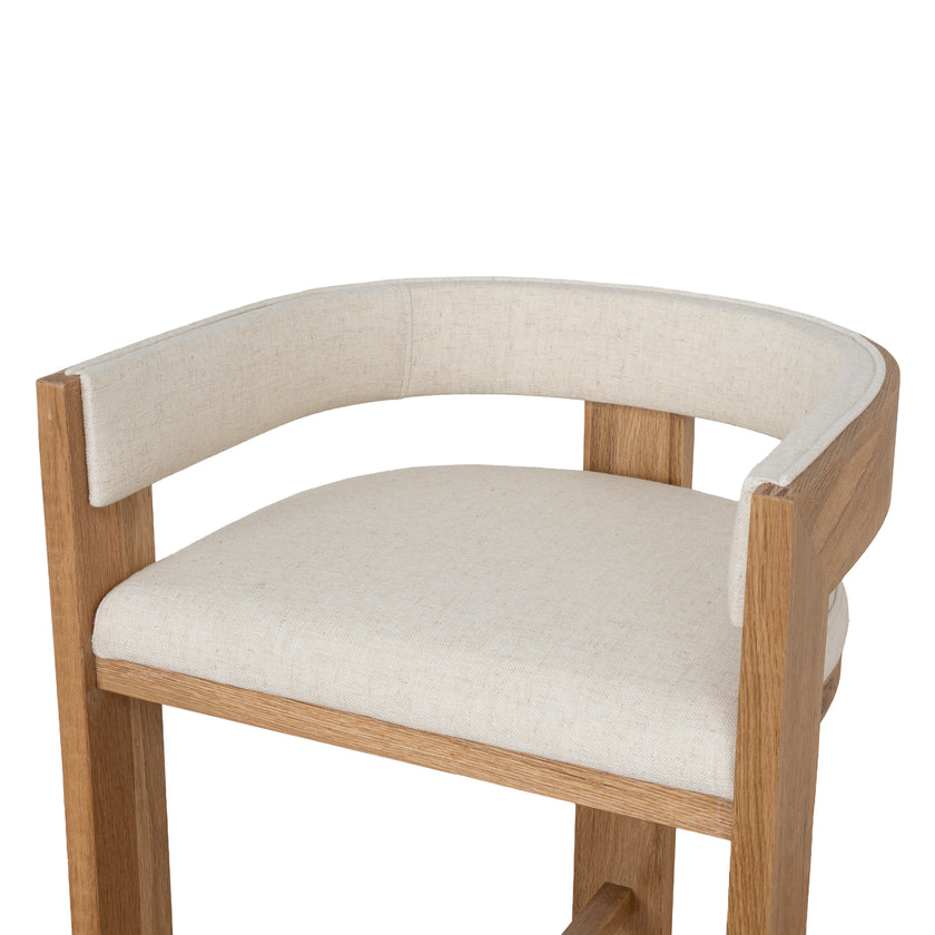 CBS10557-LJ Natural Barstool - Dawn Beige