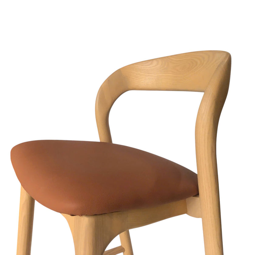 CBS10567-NX 65cm Natural Bar Stool - Naxos Tan