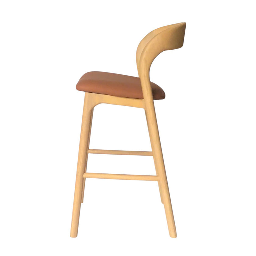 CBS10567-NX 65cm Natural Bar Stool - Naxos Tan